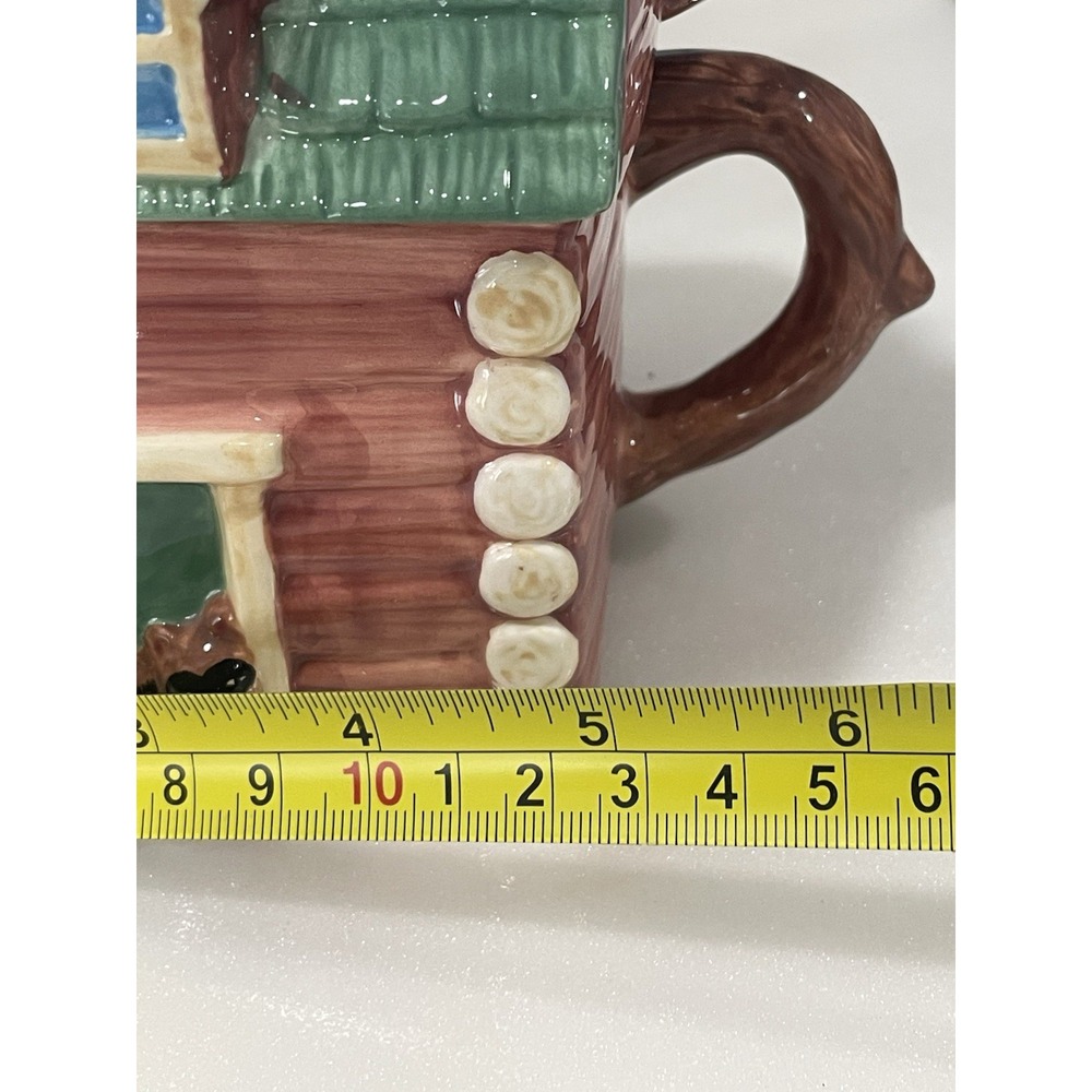 Peggy Jo‎ Ackley Three Piece Teapot Cottagecore Kitch Whimsy w/ Box Fantasy - Picture 8 of 8